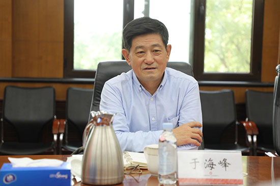 于海峰司长到地勘中心调研